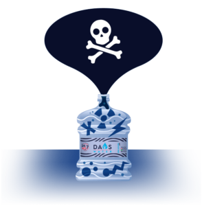 No lo utilices para almacenar sustancias extrañas